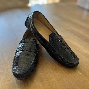 Cole Haan Crocodile Penny Loafers - GUC